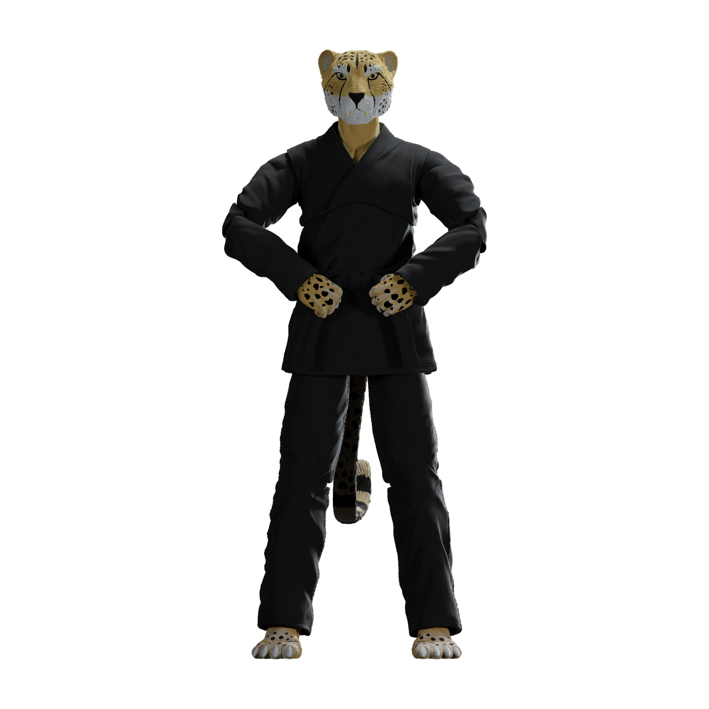 Zoo Jitsu Fighters Chico the Cheetah Action Figure