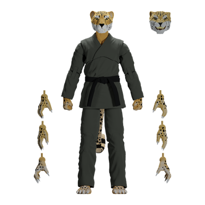 Zoo Jitsu Fighters Chico the Cheetah Action Figure