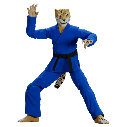 Zoo Jitsu Fighters Chico the Cheetah Action Figure