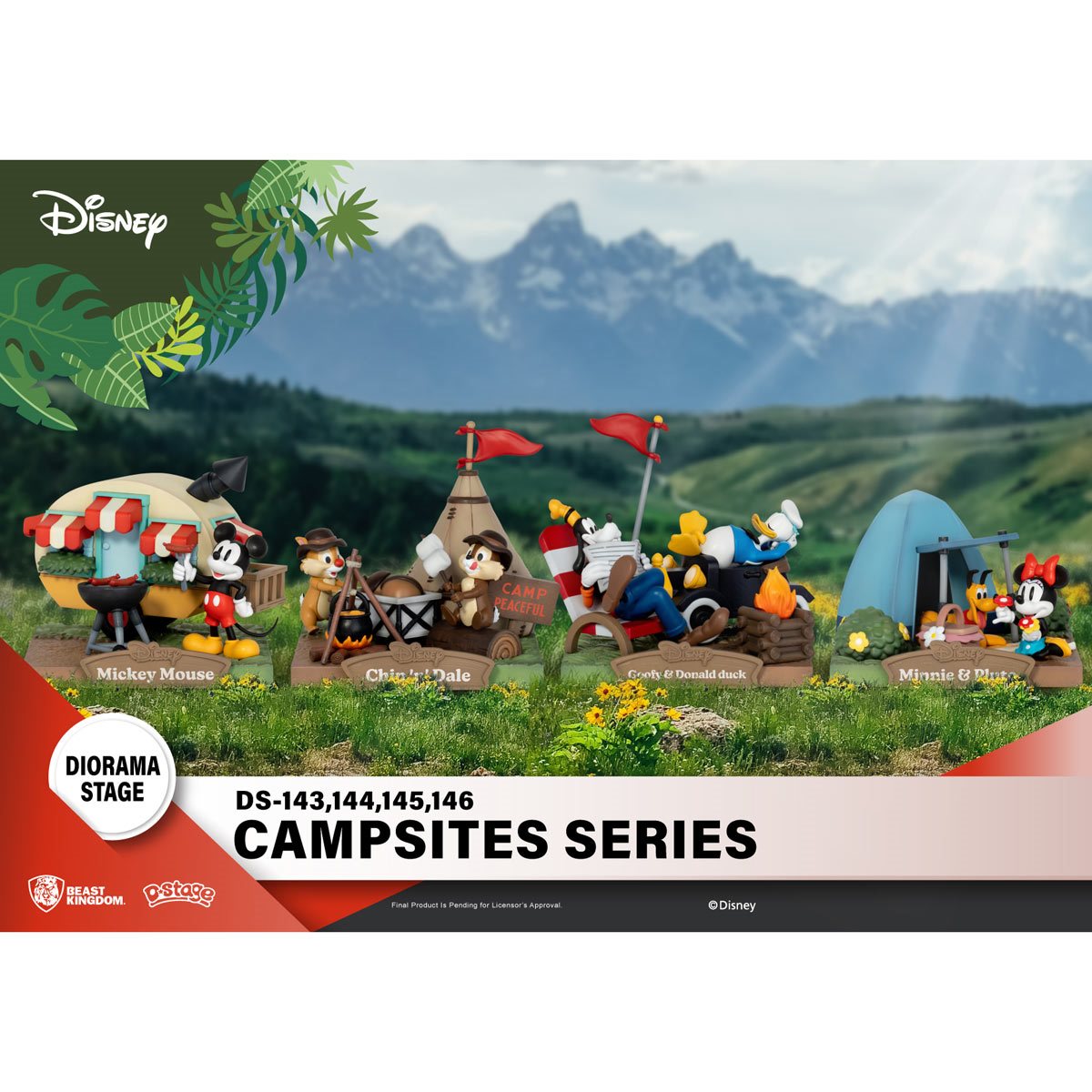 Campsites Series, Goofy & Donald Duck