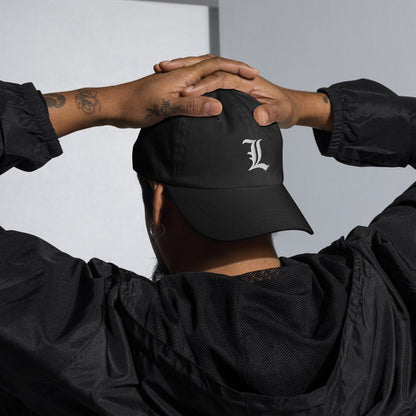 L Death Note Embroidered Anime Dad Hat