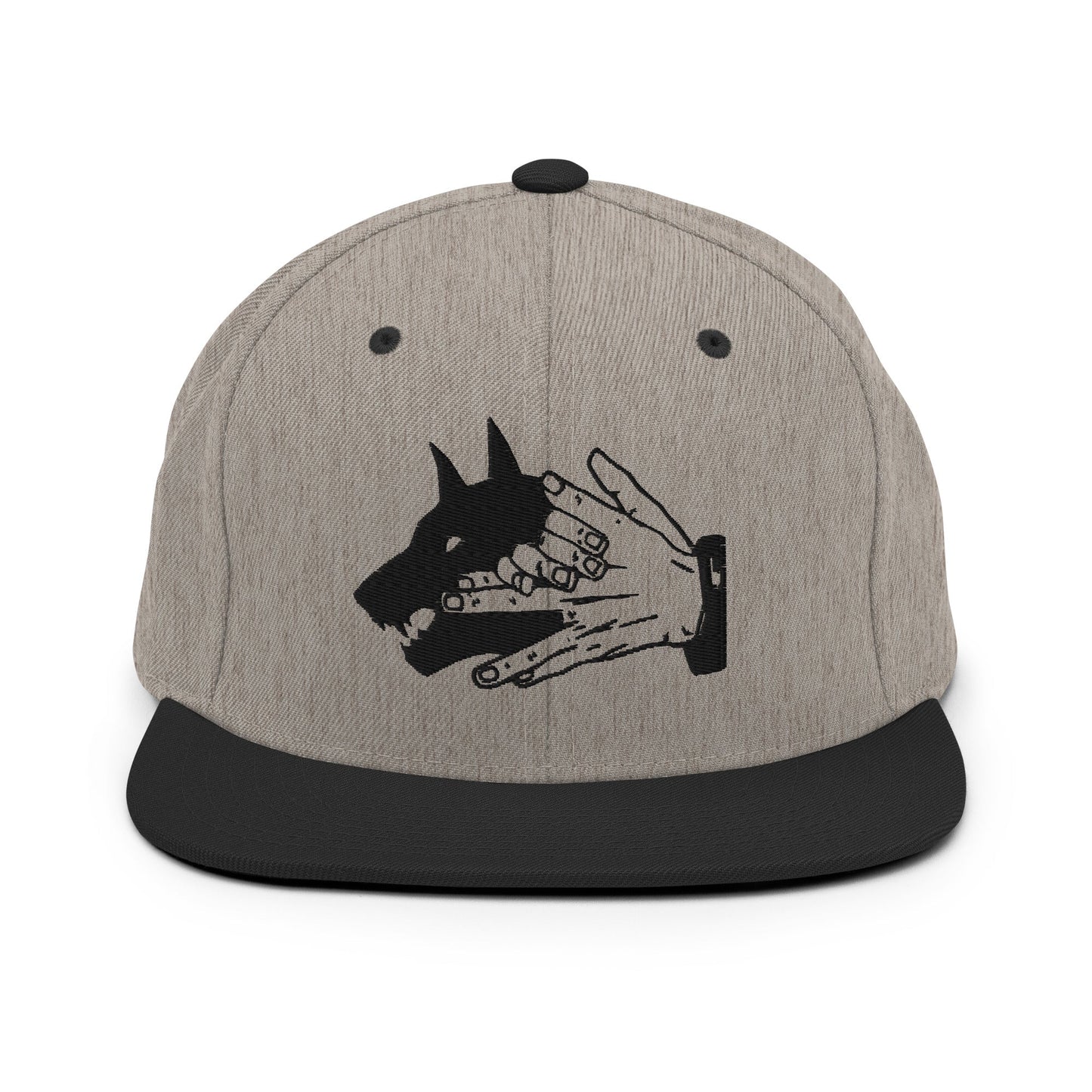 Demon Dog Embroidered Unisex Anime Snapback Hat
