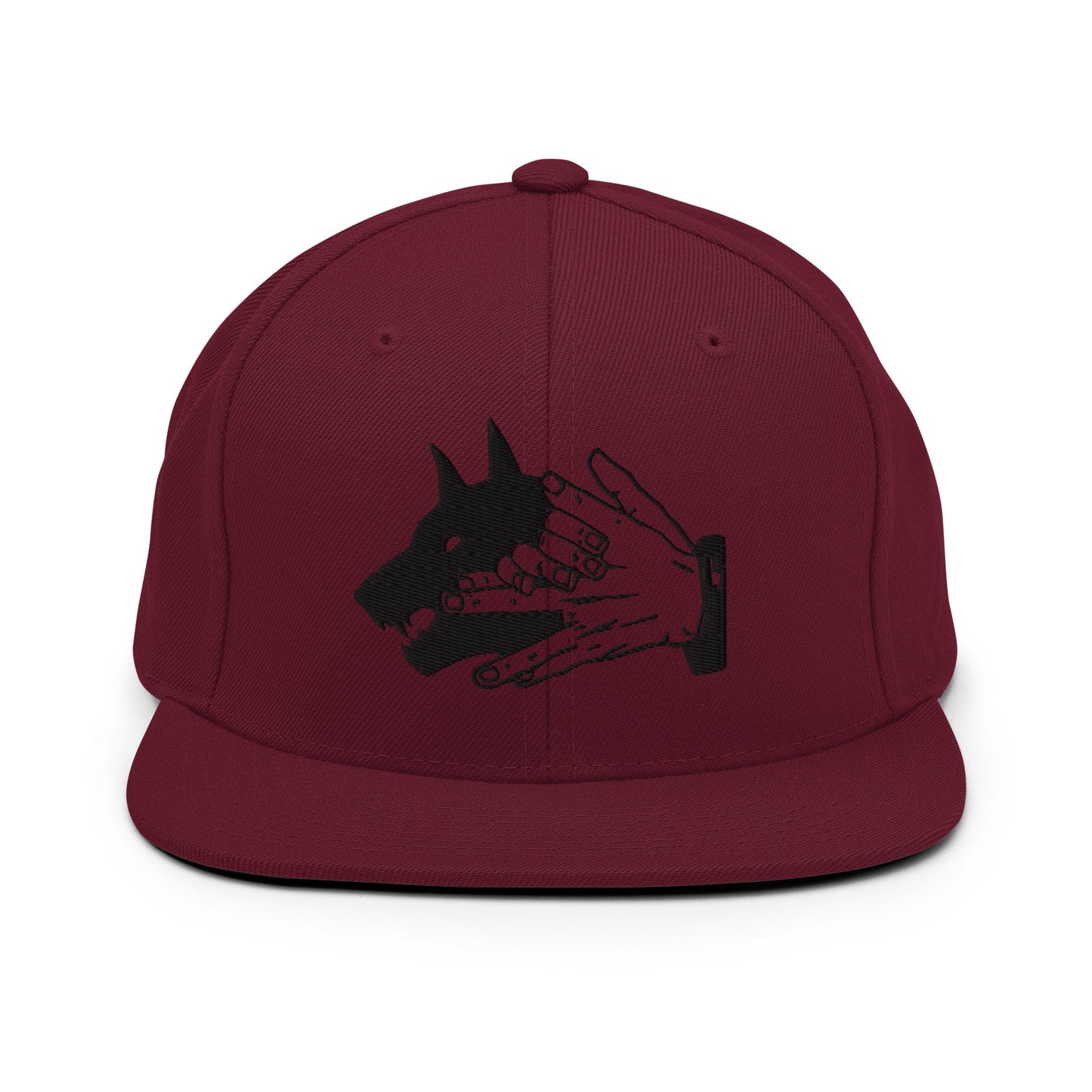 Demon Dog Embroidered Unisex Anime Snapback Hat
