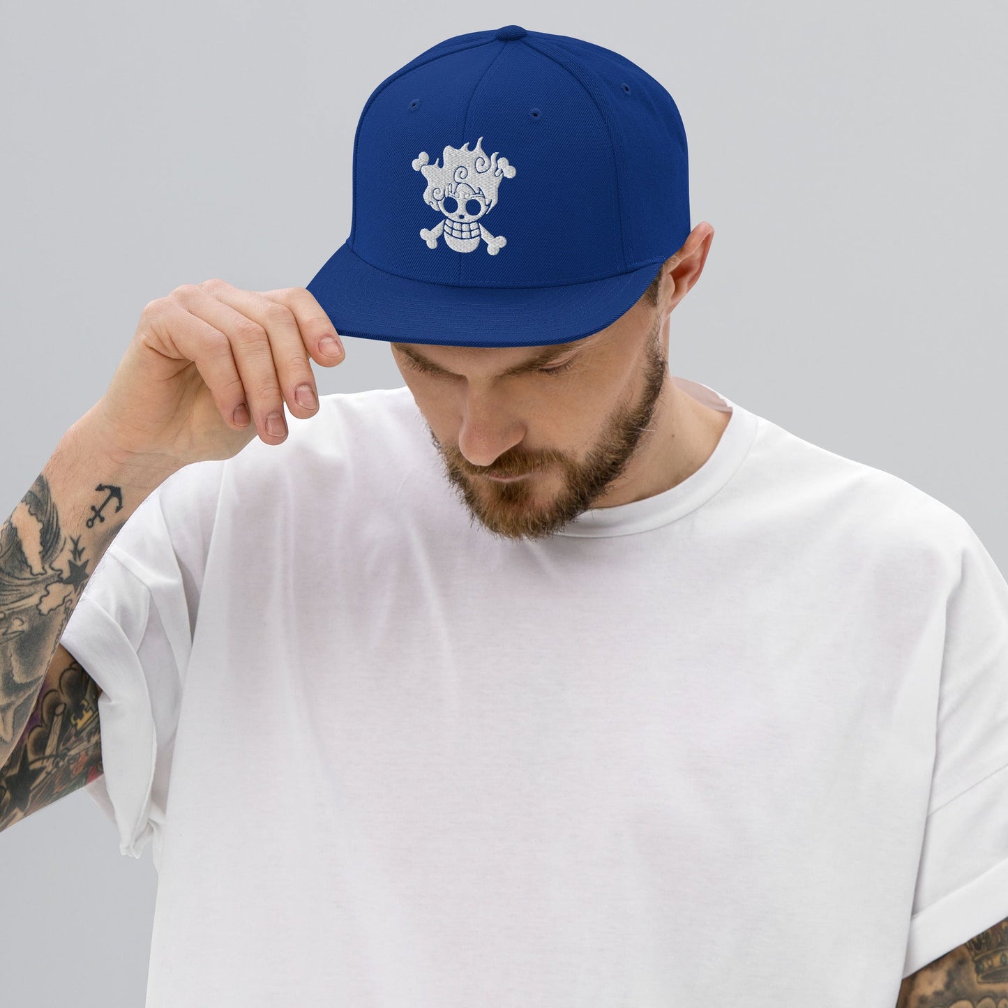 Gear 5 Embroidered Unisex Anime Snap Back Hat