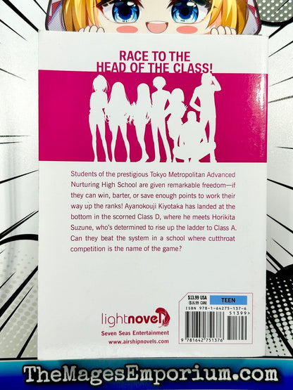 Classroom of the Elite Vol 1 Light Novel