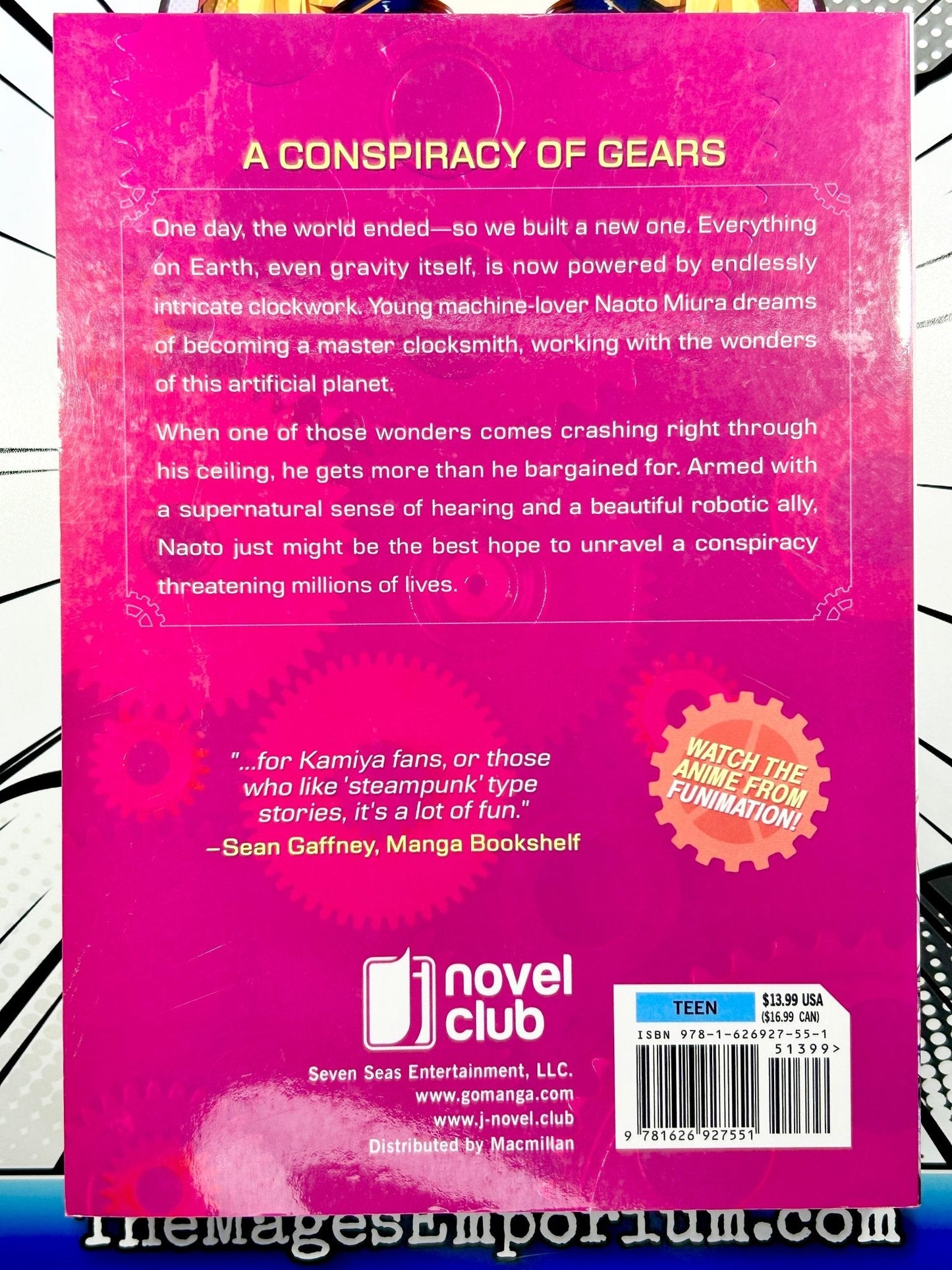 Clockwork Planet Vol 1 Light Novel - Super Anime Store