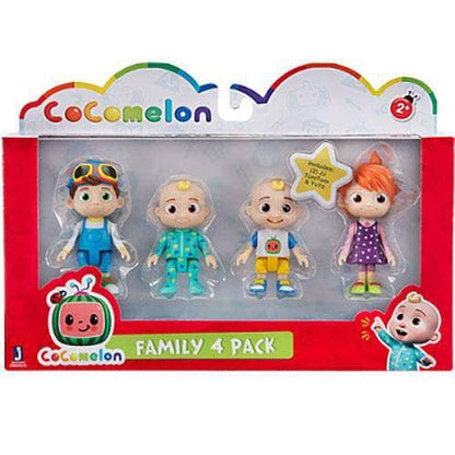 Cocomelon Familienpaket-Set mit 4 Figuren