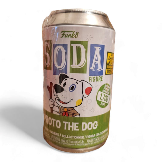 (KONVENTIONSVERÖFFENTLICHUNG) SDCC FUNKO FUNDAYS 2023: LE1700 Proto the Dog Soda Vinyl versiegelt