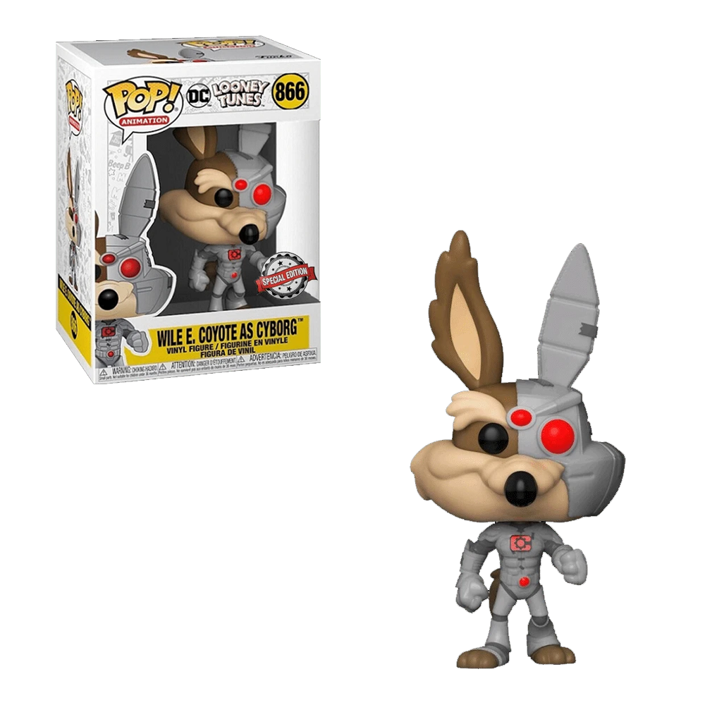 Funko POP! Looney Tunes - Wile E. Coyote as Cyborg Vinyl Figure #866 Special Edition Exclusive