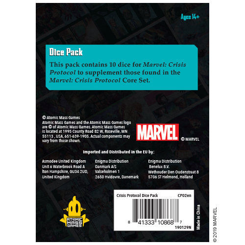 Marvel Crisis Protocol: Dice Pack