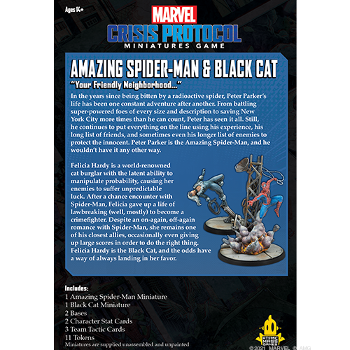 Marvel Crisis Protocol: Amazing Spider-Man and Black Cat