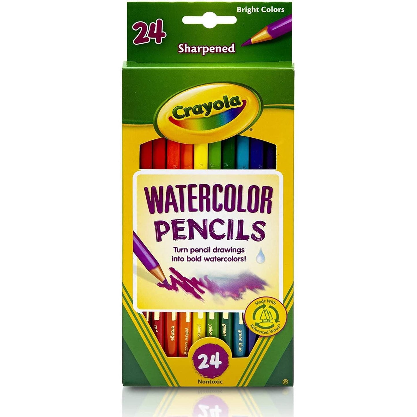 Crayola 24 Count Watercolor Pencils