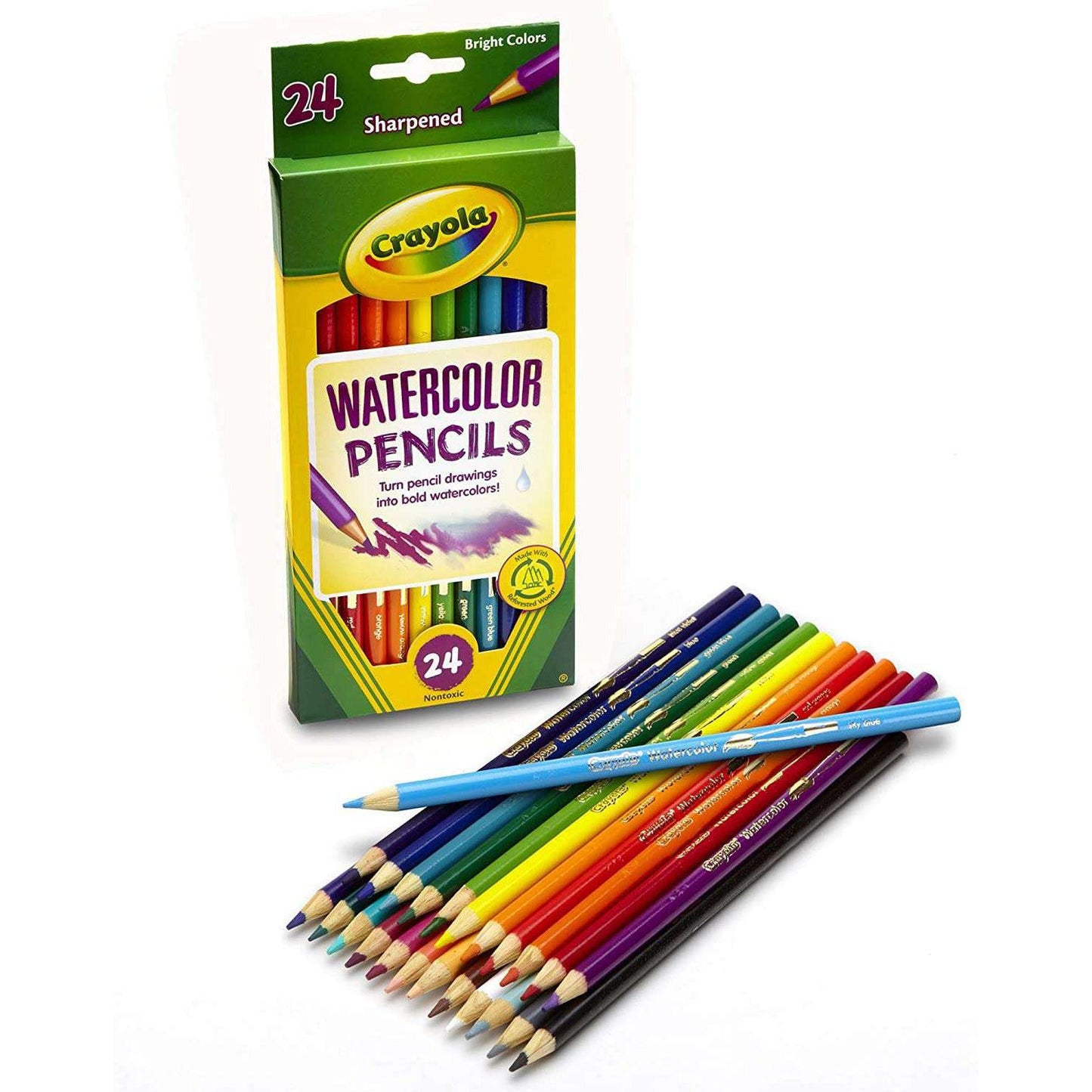 Crayola 24 Count Watercolor Pencils