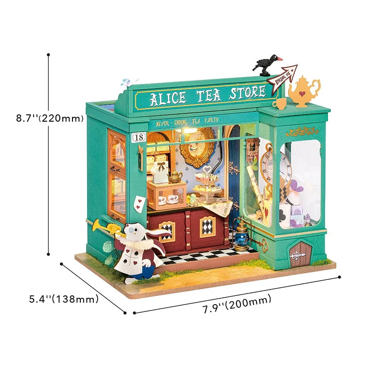 Rolife: Alice's Tea Store DIY-Miniaturhaus-Bausatz