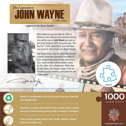 John Wayne Collection - Legend of the Silver Screen 1000 Piece Jigsaw Puzzle