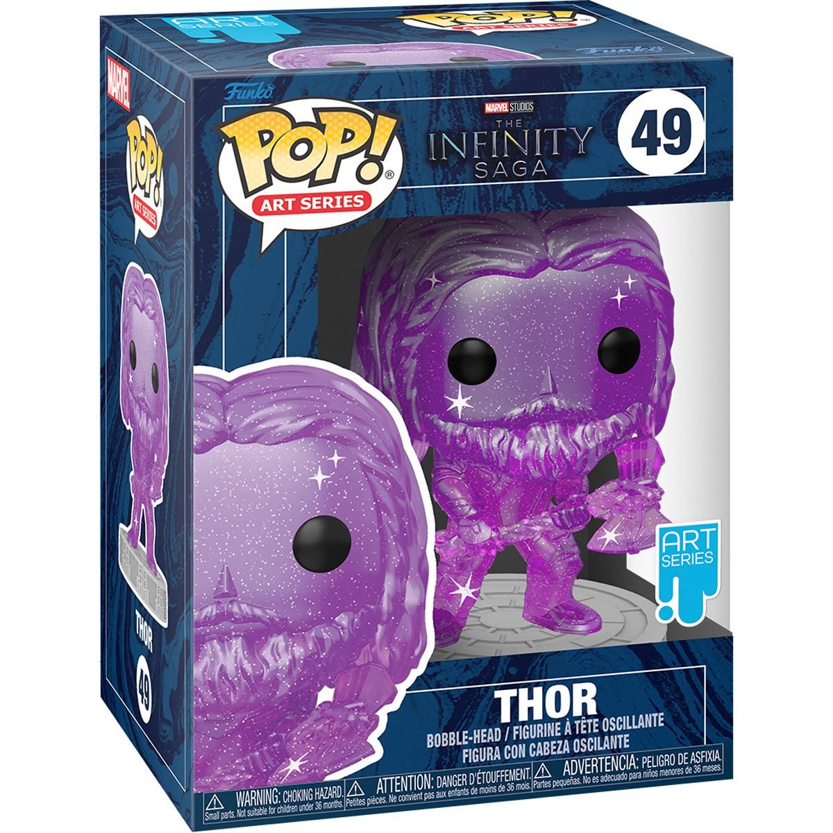 Funko Pop! Avengers Infinity Saga Thor Purple Artist Series