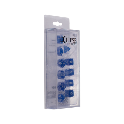 Ultra PRO: 11-Dice Set - Eclipse (Pacific Blue)