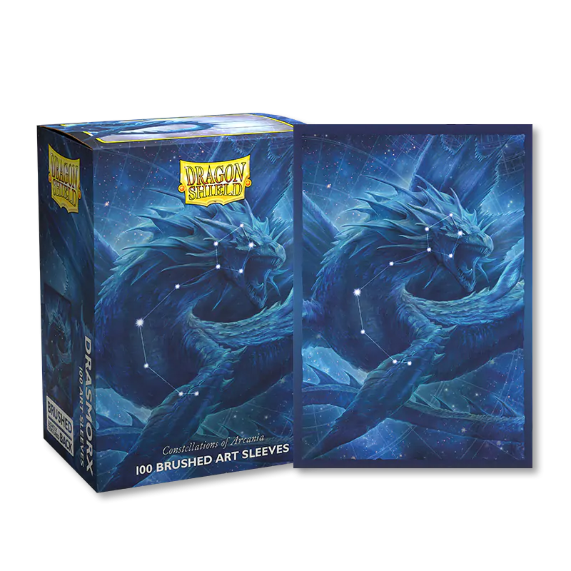 Dragon Shield: Standard 100ct Brushed Art Sleeves - Drasmorx (Constellations of Arcania)