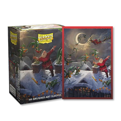 Dragon Shield: Standard 100ct Brushed Art Sleeves - Christmas 2023