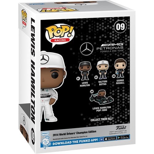 Funko Pop! 09 Racing - Mercedes-AMG Petronas Formula One Team Lewis Hamilton Vinyl Figure