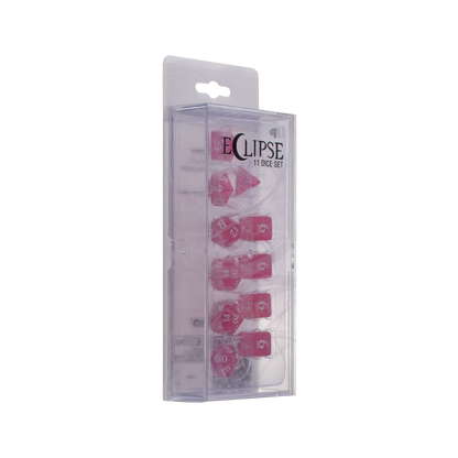 Ultra PRO: 11-Dice Set - Eclipse (Hot Pink)