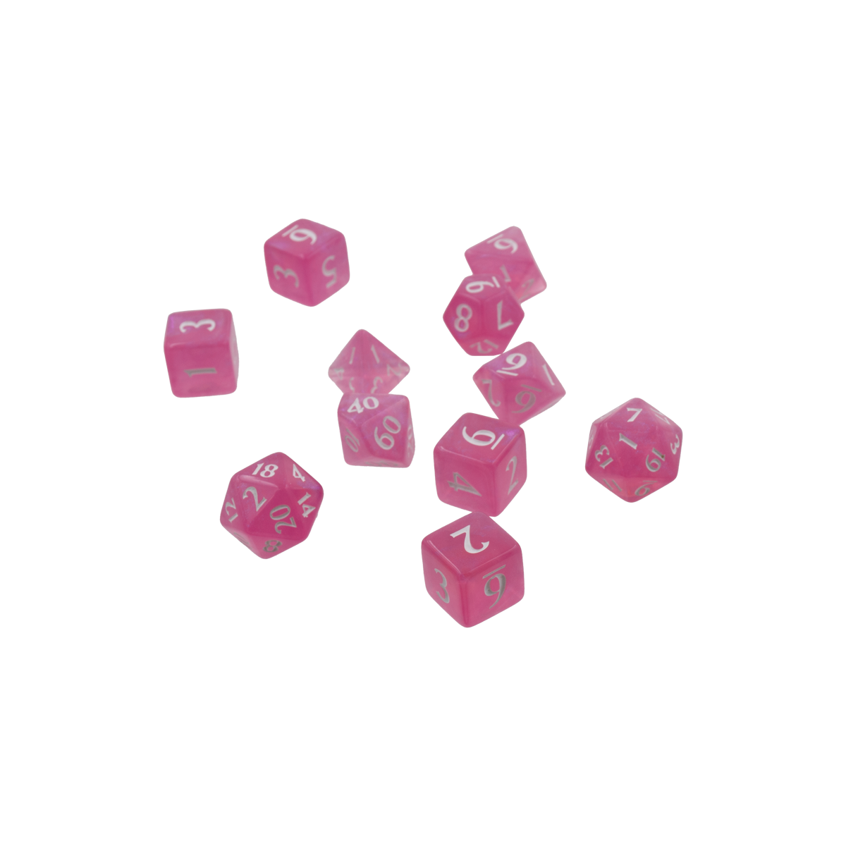 Ultra PRO: 11-Dice Set - Eclipse (Hot Pink)