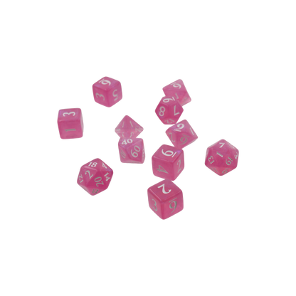 Ultra PRO: 11-Dice Set - Eclipse (Hot Pink)