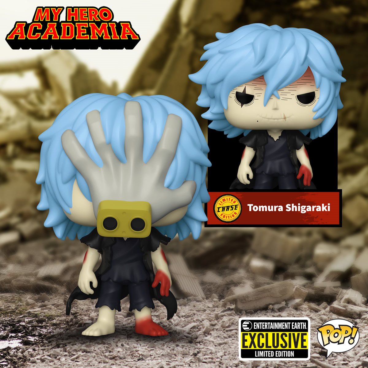 Funko Pop! Animation: My Hero Academia - Tomura Shigaraki Entertainment Earth Exclusive