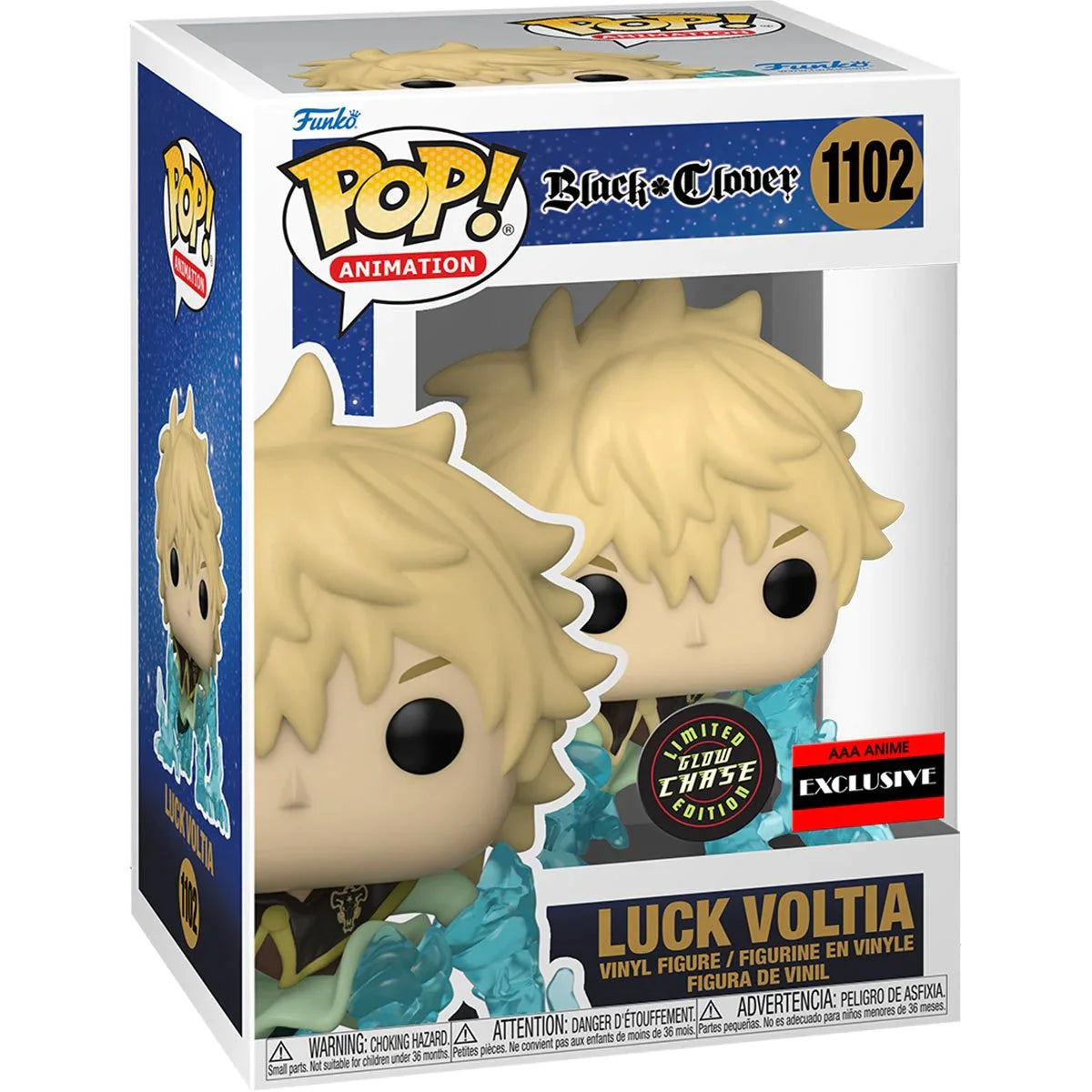 Funko Pop! Black Clover Luck Voltia - AAA Anime Exclusive