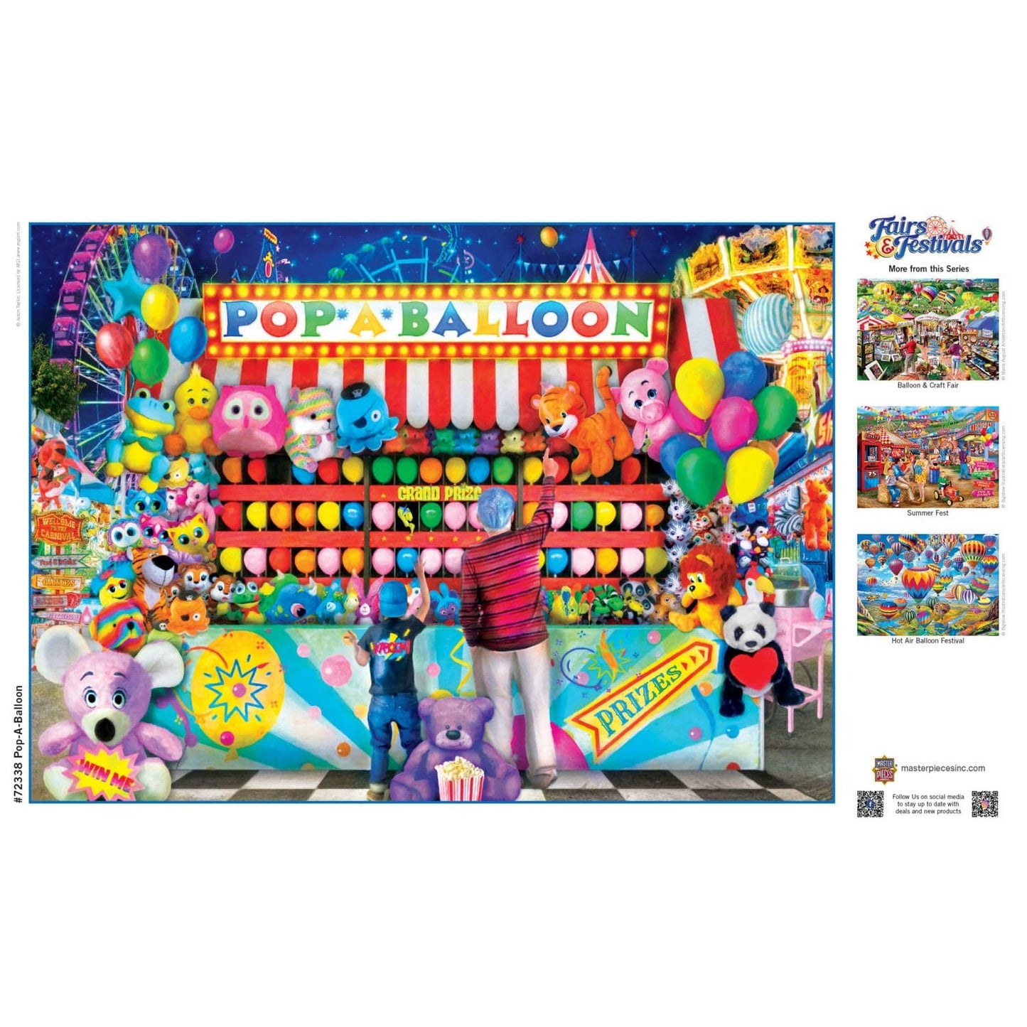 Fairs & Festivals - Pop-A-Balloon 1000 Piece Jigsaw Puzzle