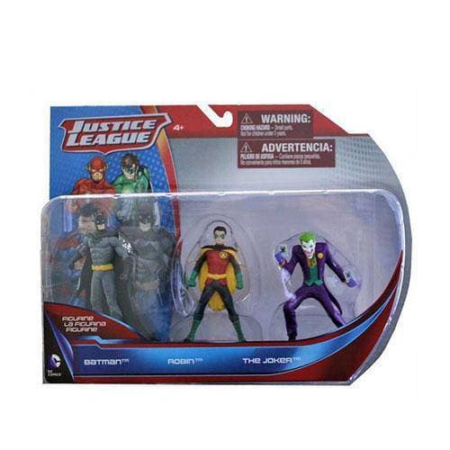 DC Comics: Justice League of America Action Figure 3-Pack - Batman, Robin, The Joker