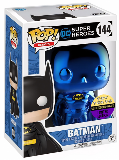 POP! Heroes: 144 DCSH, Batman (Blue CRM) Exclusive