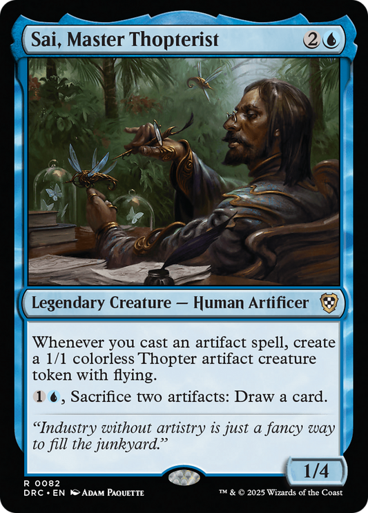 Sai, Master Thopterist (DRC-082) - Commander: Aetherdrift