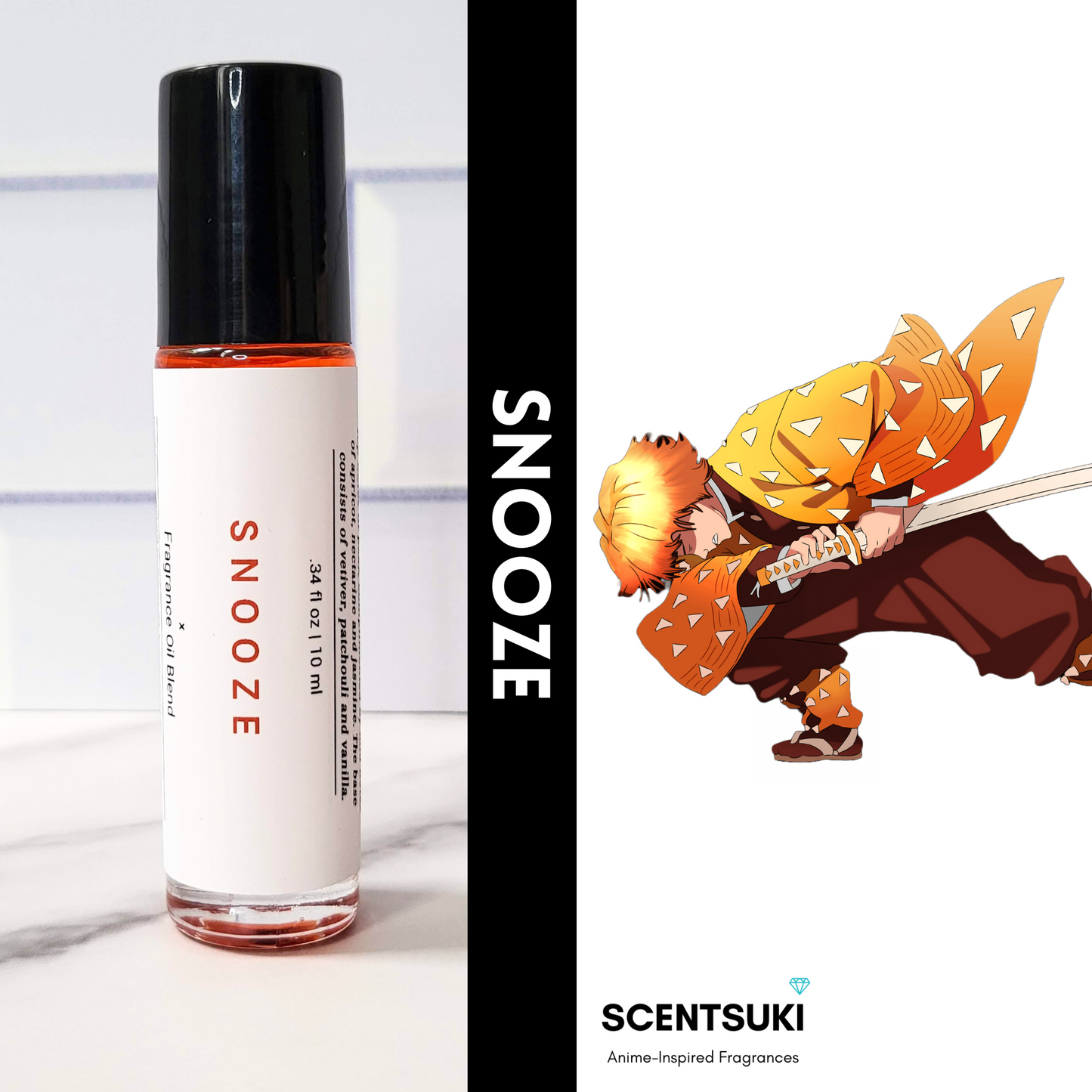 Demon Slayer Anime Inspired Fragrances- Zenitsu Agatsuma