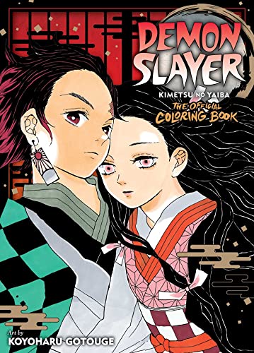 Demon Slayer The Official Coloring Book (3 Pages Colored)