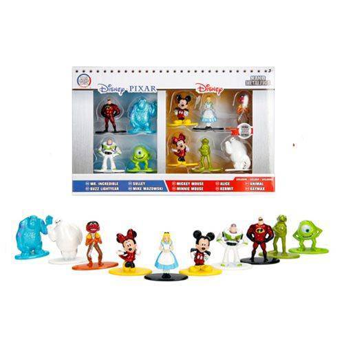 Disney Nano Metalfigs Die-Cast Metal Mini-Figures 10-Pack