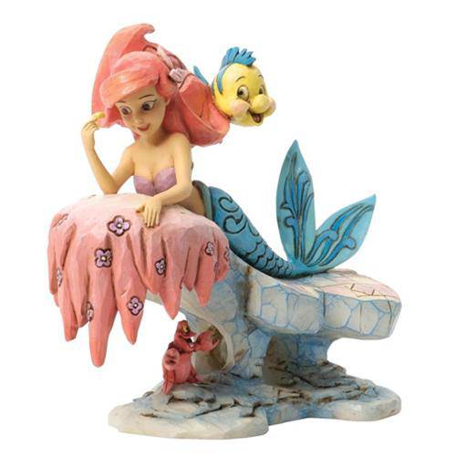 Enesco Disney Traditions Statue „Kleine Meerjungfrau, die unter dem Meer träumt“.