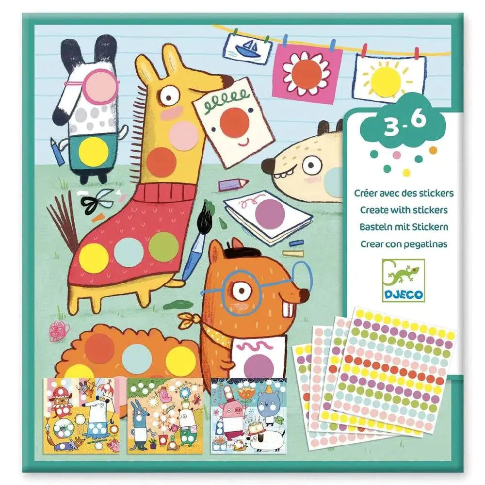 Color Dots Sticker Kits