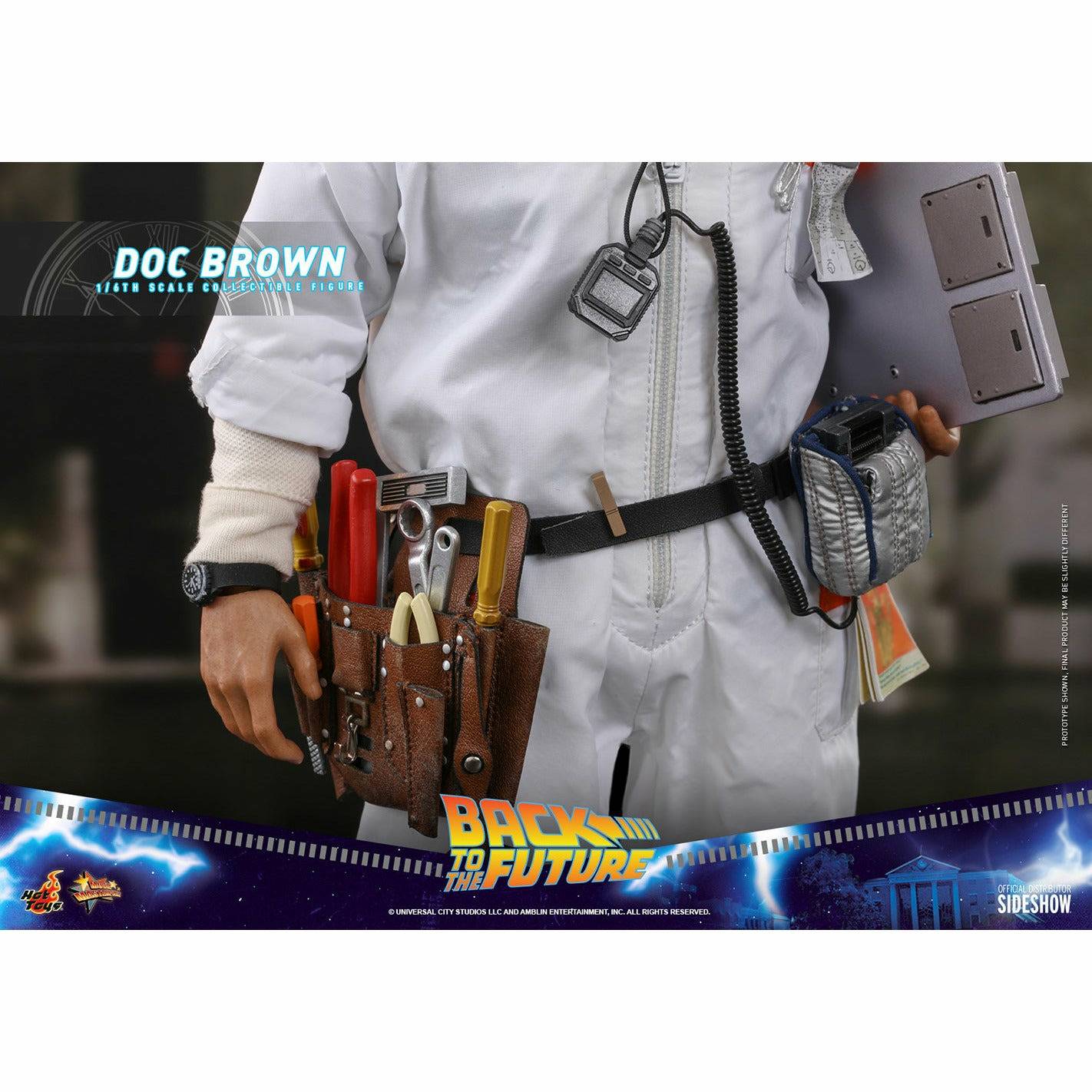 Hot Toys Back to the Future Doc Brown (Standard Version) 1:6 Scale Collectible Figure
