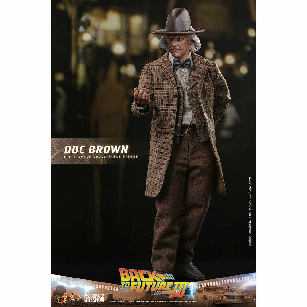 Hot Toys Back to the Future Part III Doc Brown 1:6 Scale Collectible Figure