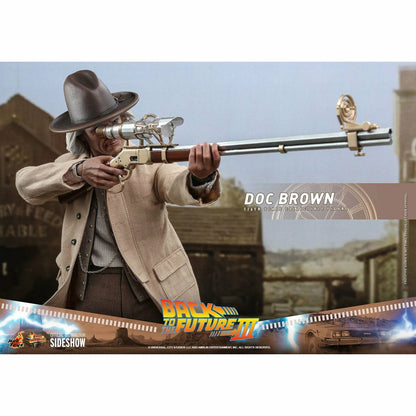 Hot Toys Zurück in die Zukunft Teil III Doc Brown Sammelfigur im Maßstab 1:6 