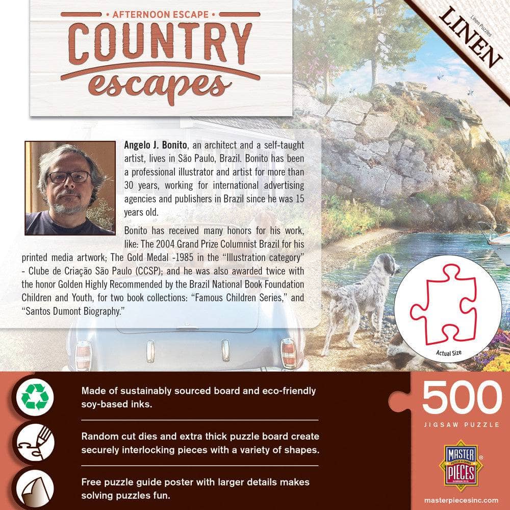 Country Escapes - Afternoon Escape 500 Piece Jigsaw Puzzle