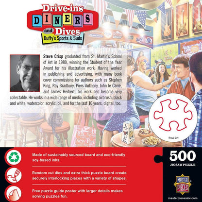 Drive-Ins, Diners & Dives - Duffy's Sports & Suds 500 Piece Jigsaw Puzzle