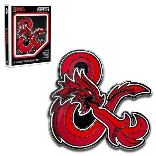 Dungeons &amp; Dragons Ampersand Augmented Reality Emaille Pin