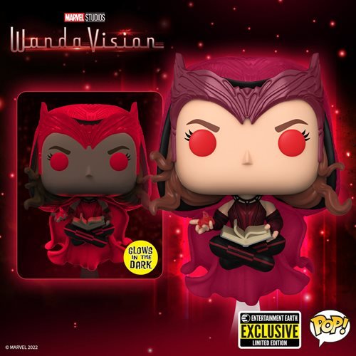 POP! Marvel: 823 WandaVision, Scarlet Witch (GITD) Exclusive