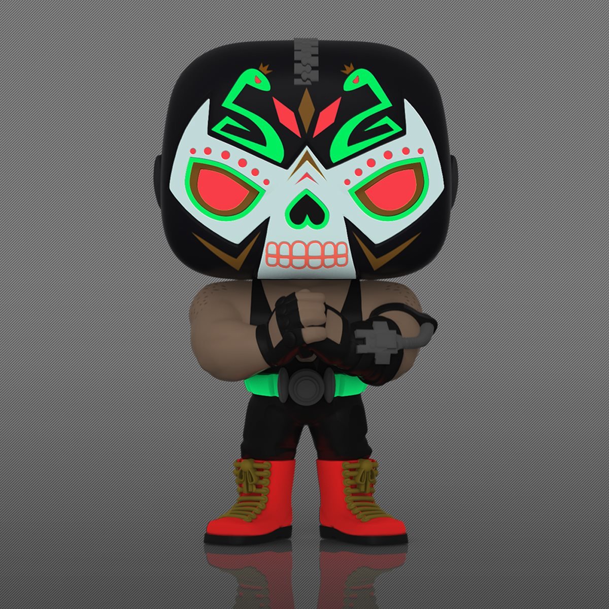 Funko Pop! Dia de los DC: Bane Glow-in-the-Dark - Entertainment Earth Exclusive