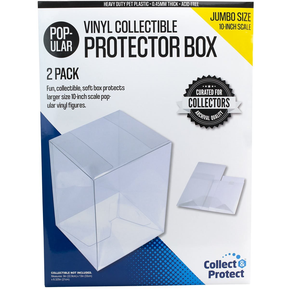 Funko 10-Inch Vinyl Collectible Collapsible Protector Box 2-Pack