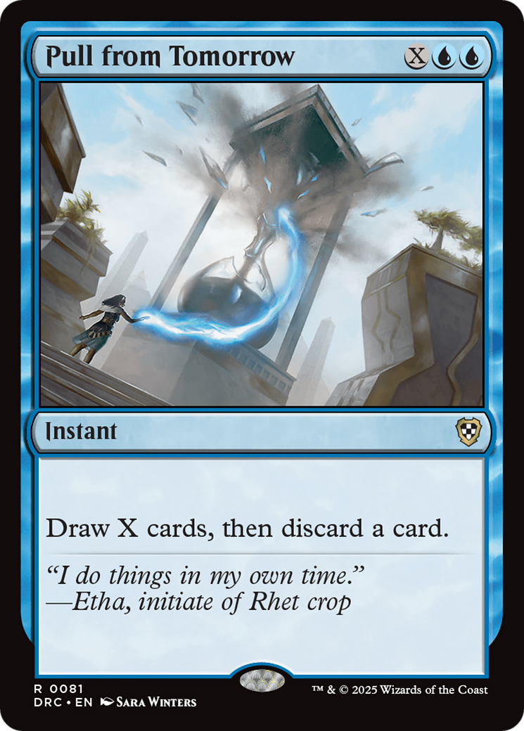 Pull from Tomorrow (DRC-081) - Commander: Aetherdrift