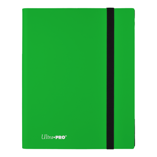 Ultra PRO: 9-Pocket PRO-Binder - Eclipse (Lime Green)