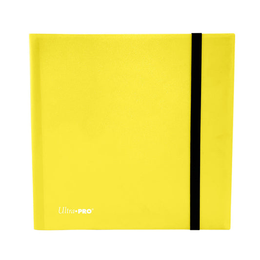 Ultra PRO: 12-Pocket PRO-Binder - Eclipse (Lemon Yellow)